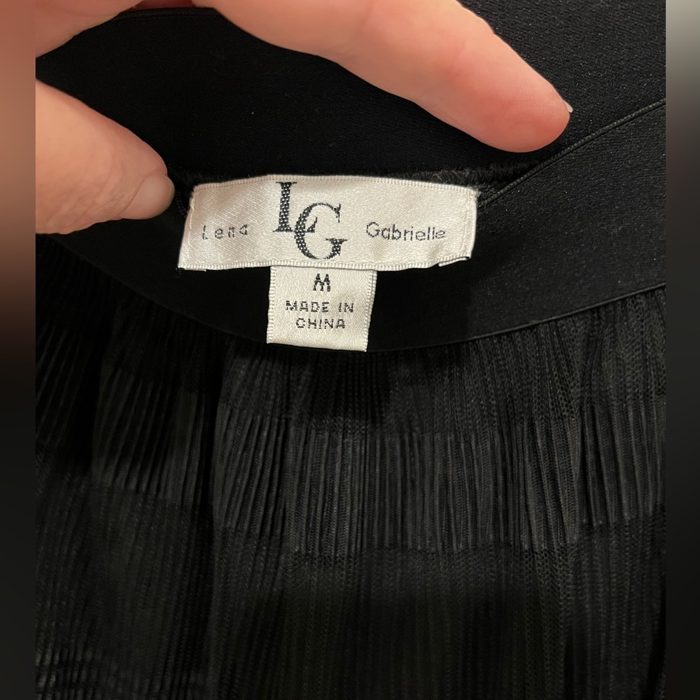 Lena Gabrielle Women’s Black Maxi Skirt Size M - Picture 9 of 12